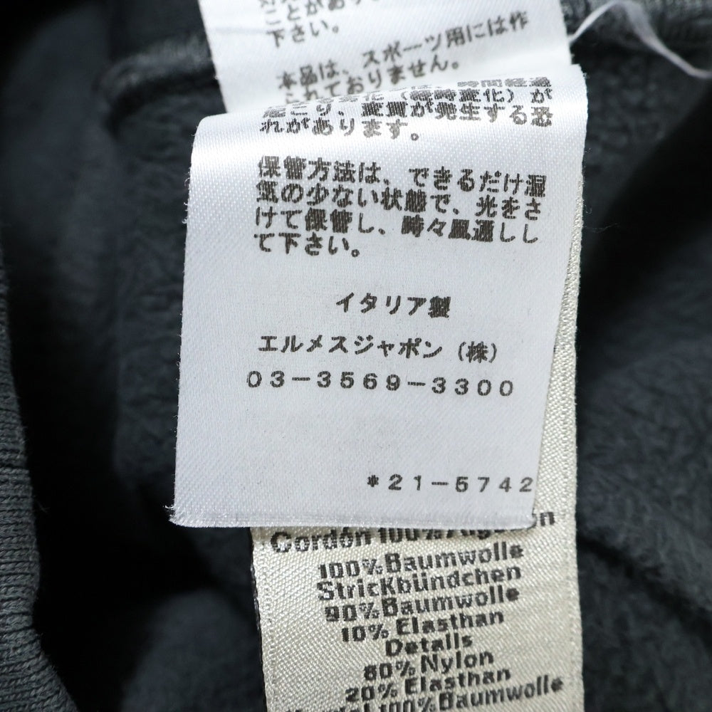 HERMES(エルメス) 22AW RUN H ランH スウェットパンツ グレー