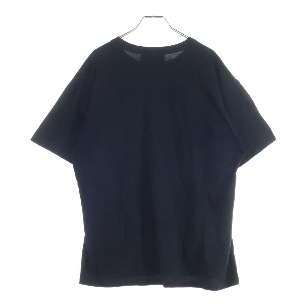 GUCCI(グッチ) 19AW Glitter Print Tee ラメロゴプリント半袖Tシャツ クルーネックカットソー 615044 XJCLF ブラック