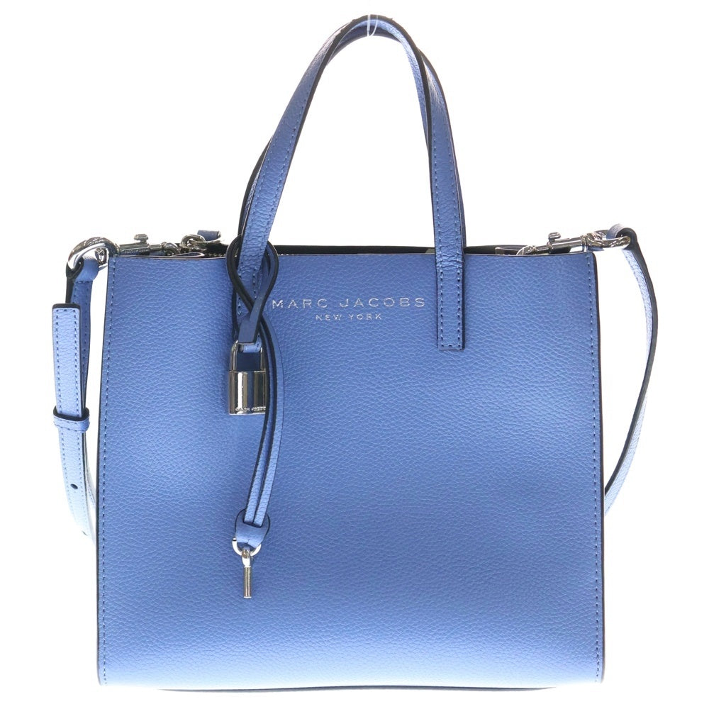 MARC JACOBS(マークジェイコブス) 2WAY Shoulder Tote Bag ショルダートートバッグ レディースレザーバッグ M0015685 ブルー