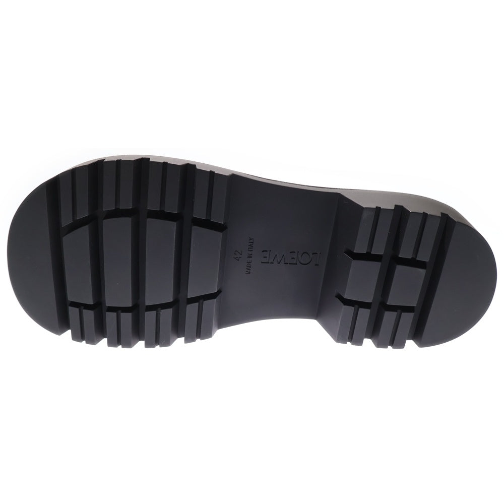 LOEWE(ロエベ) ロゴプレート デザイン シエラ ローファー シューズ ブラウン