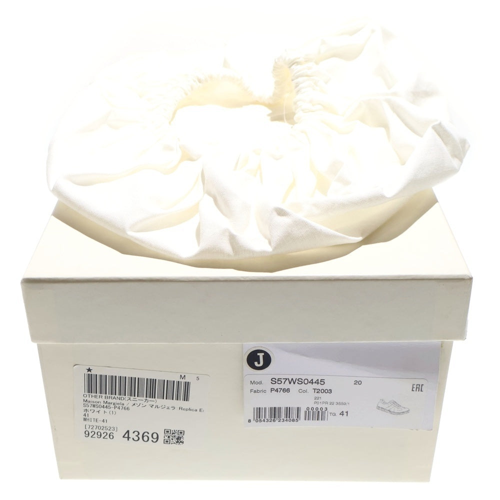 Martin Margiela 22(マルタンマルジェラ) Replica Espadrilles レプリカエスパドリーユ レースアップローカットスニーカー S57WS0445 アイボリー