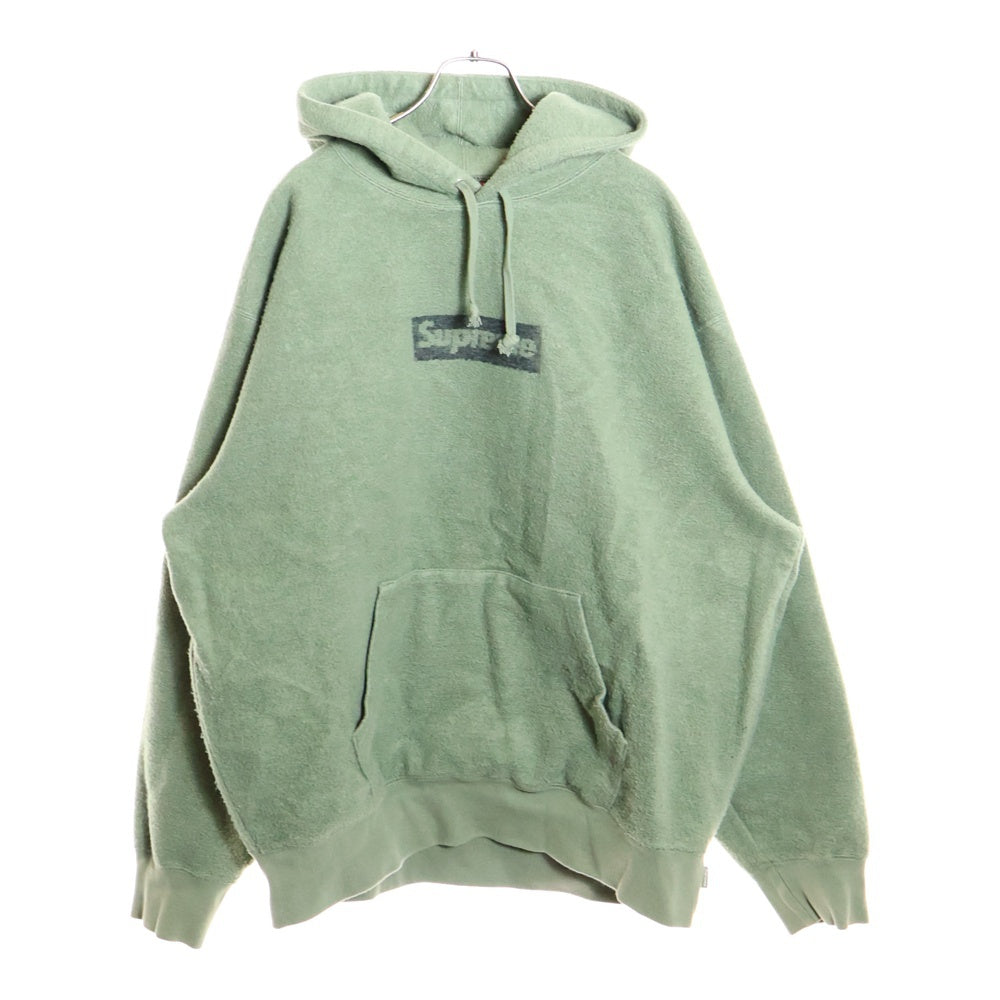 SUPREME(シュプリーム) 23SS Inside Out Box Logo Hooded Sweatshirt インサイドアウトボックスロゴフーデットスウェットシャツ プルオーバーパーカー グリーン/ブラック