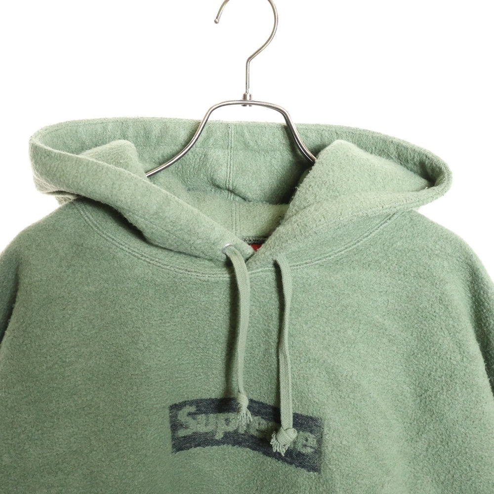SUPREME(シュプリーム) 23SS Inside Out Box Logo Hooded Sweatshirt インサイドアウトボックスロゴフーデットスウェットシャツ プルオーバーパーカー グリーン/ブラック