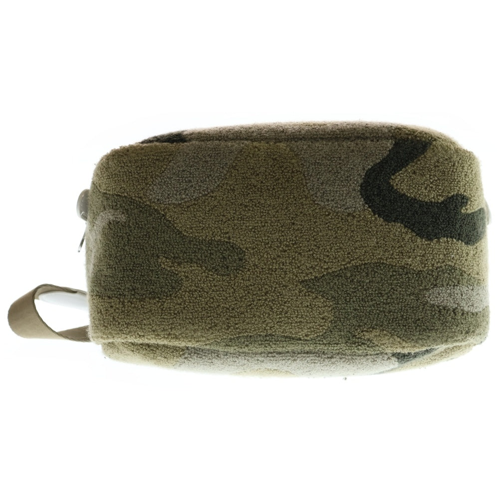 muta(ムータ) 24AW パイル ロゴデザイン カモ 迷彩柄 ショルダーバッグ カーキ レディース