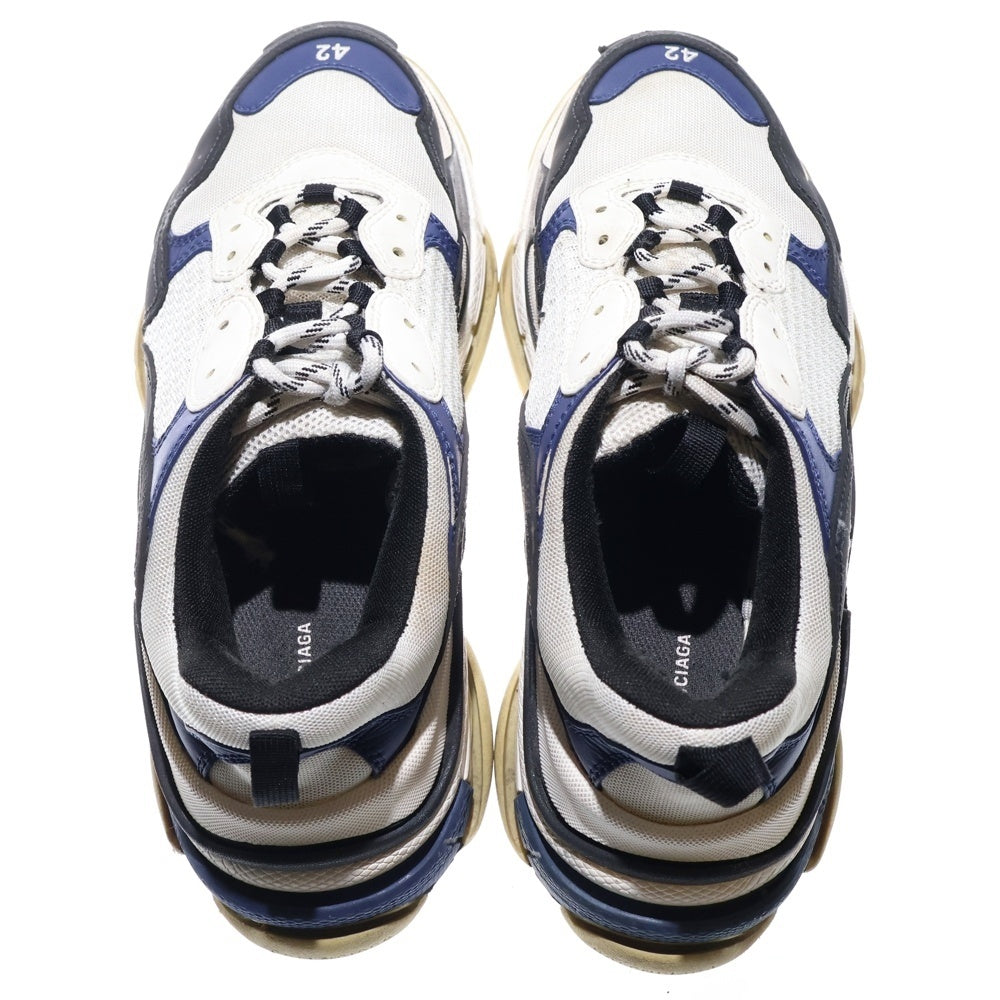 BALENCIAGA(バレンシアガ) Triple S トリプルエス ローカットダッドスニーカー 536737 ホワイト/ネイビー