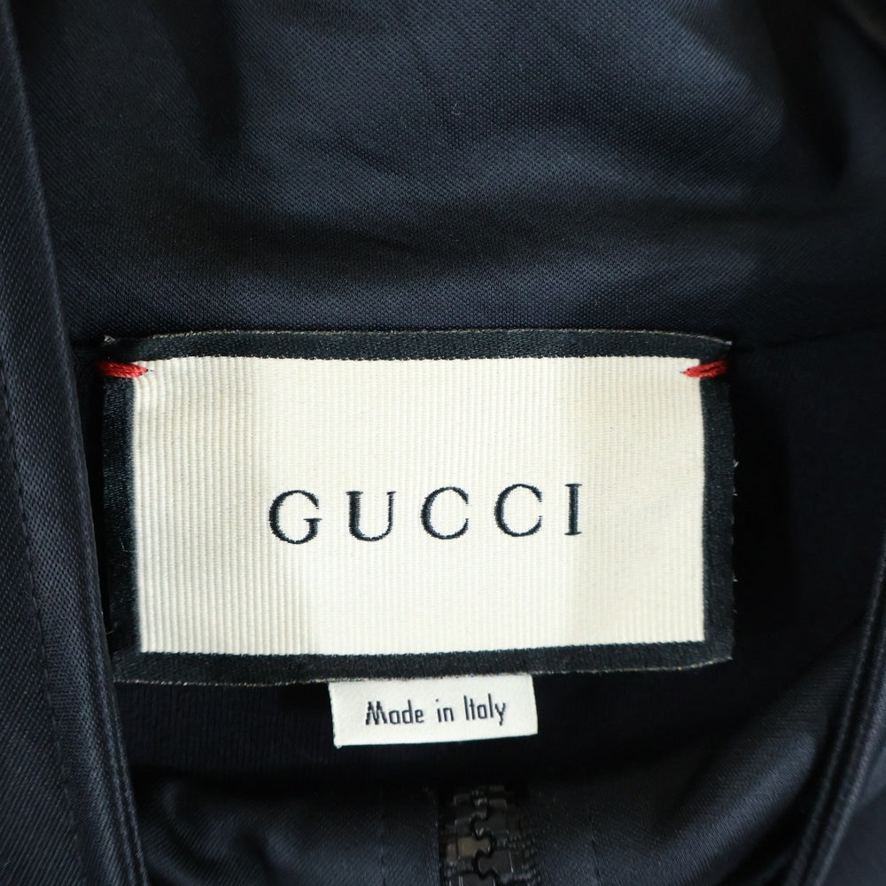 GUCCI(グッチ) 19AW スタッズデザイン ジップアップ ジャケット ブラック 572713