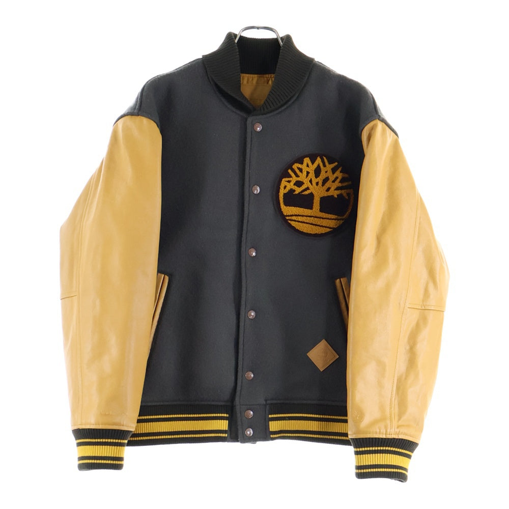 Timberland(ティンバーランド) レザー ウール ロゴワッペンバー