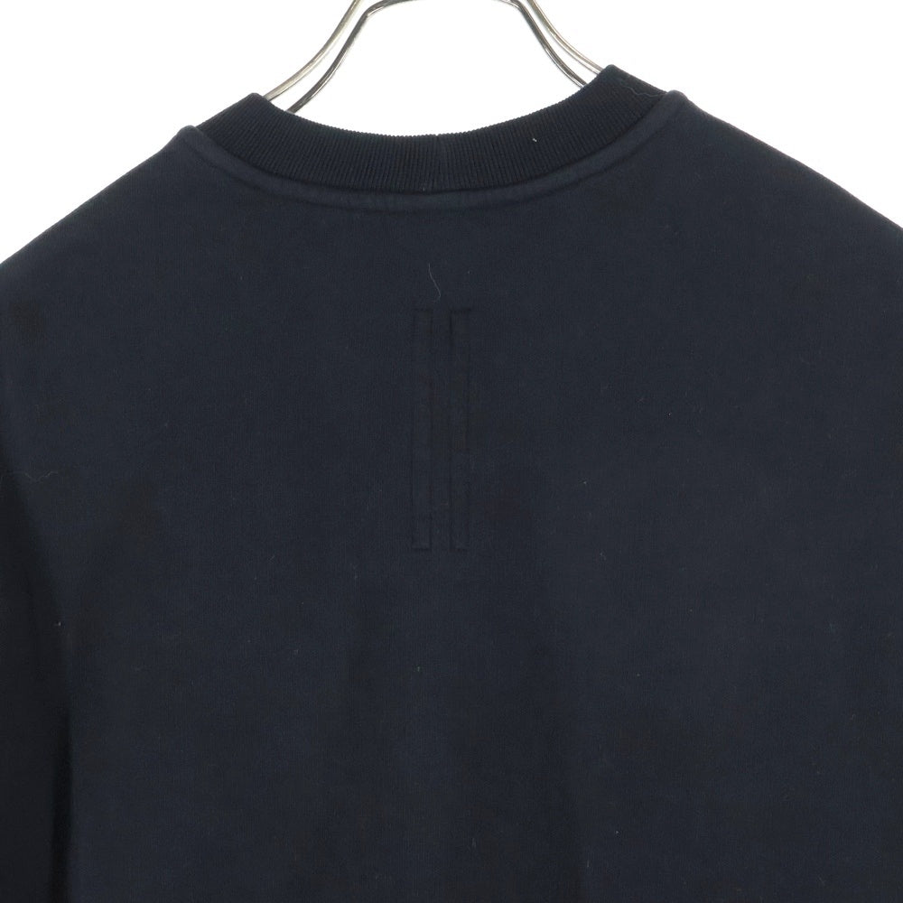 DRKSHDW(ダークシャドウ) 21AW Crater Tunic Sweat Shirts クレーターチュニックスウェットシャツ カットディテールロゴオーバーサイズクルーネック長袖スウェットシャツ DU02A3566-FEM3