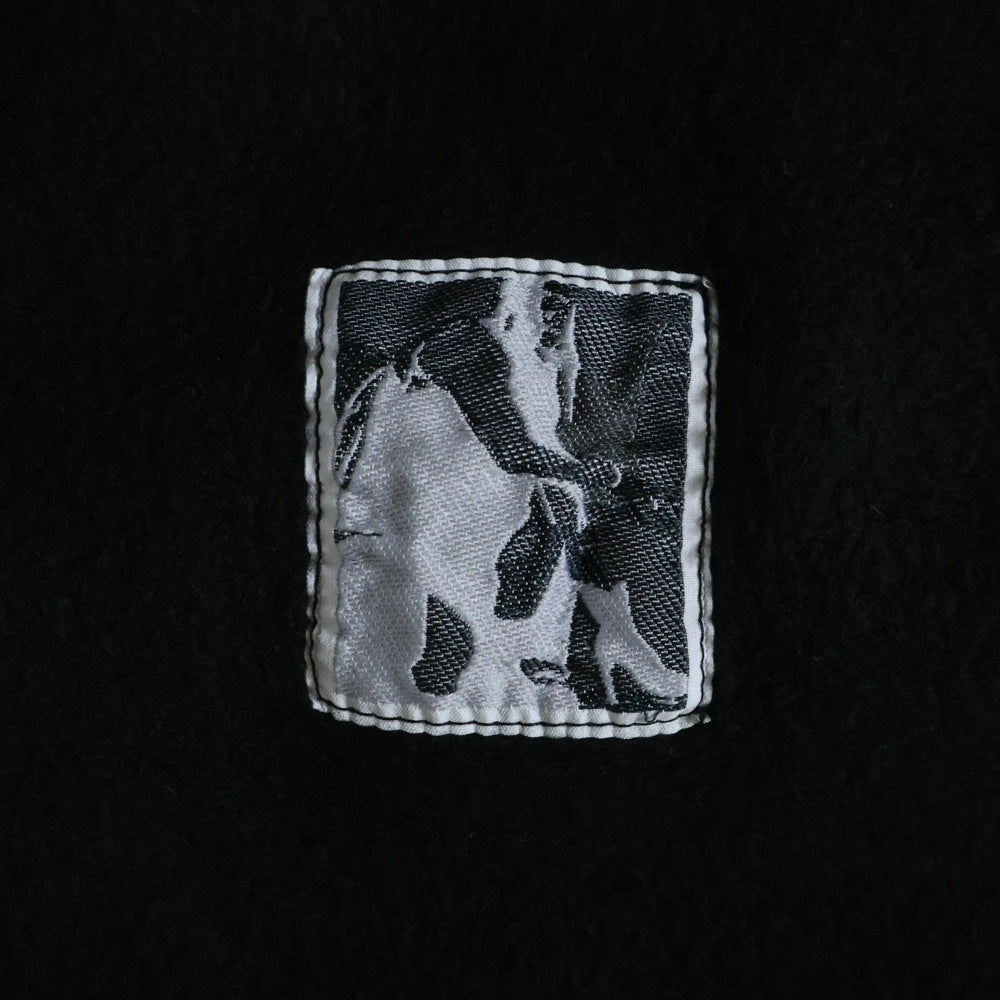 DRKSHDW(ダークシャドウ) 21AW Crater Tunic Sweat Shirts クレーターチュニックスウェットシャツ カットディテールロゴオーバーサイズクルーネック長袖スウェットシャツ DU02A3566-FEM3