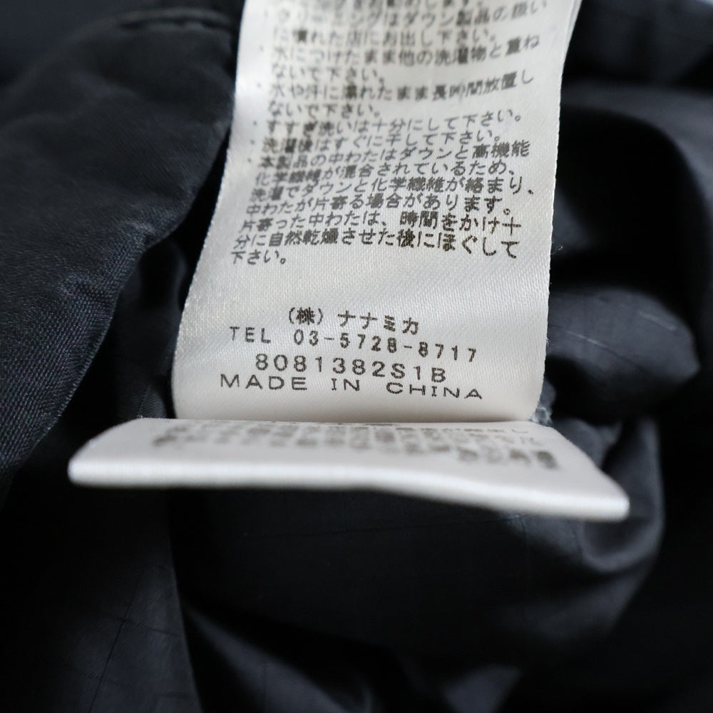 THE NORTH FACE PURPLE LABEL(ノースフェイスパープルレーベル) Mountain Short Down Jacket マウンテンショートダウンジャケット ジップアップナイロンダウンジャケット ND2871N ブラック