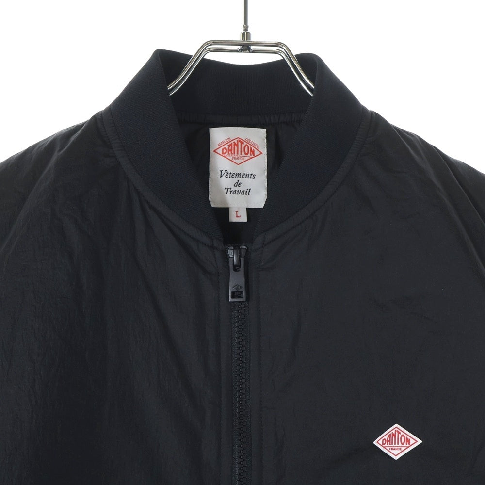 DANTON(ダントン) INSULATION BOMBER JACKET 中綿 ジップアップ ボンバージャケット ブラック