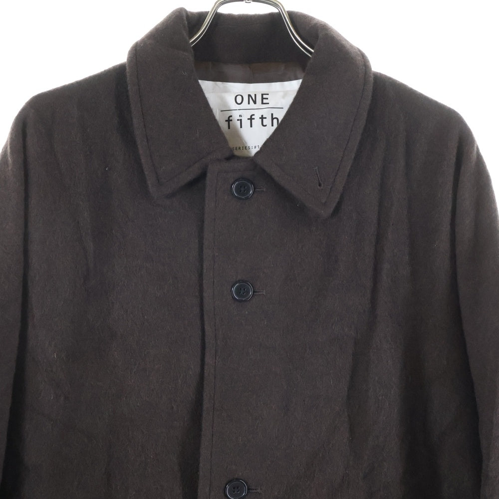 NO BRAND(ノーブランド) ONE fifth ワンフィフス #1 Balkan Coat バルカンコート ラグランスリーブロングコート ブラウン