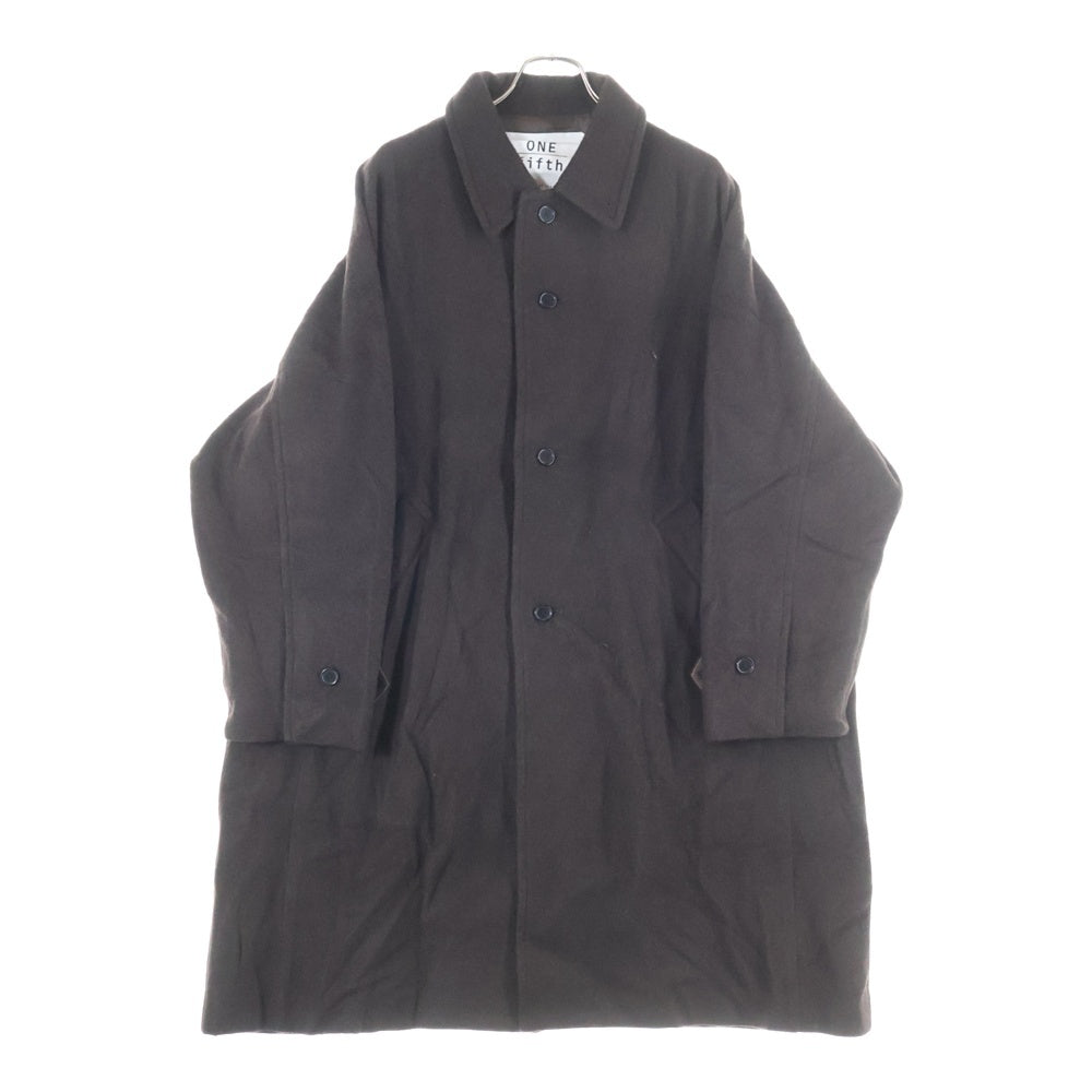 NO BRAND(ノーブランド) ONE fifth ワンフィフス #1 Balkan Coat バルカンコート ラグランスリーブロングコート ブラウン