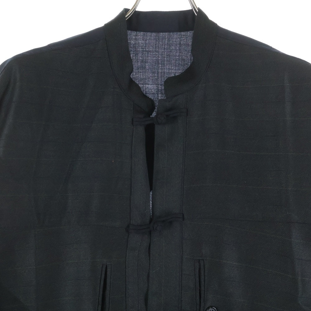 CHANGES(チェンジズ) Remake China Jacket リメイクチャイナジャケット 再構築スタンドカラージャケット グレー