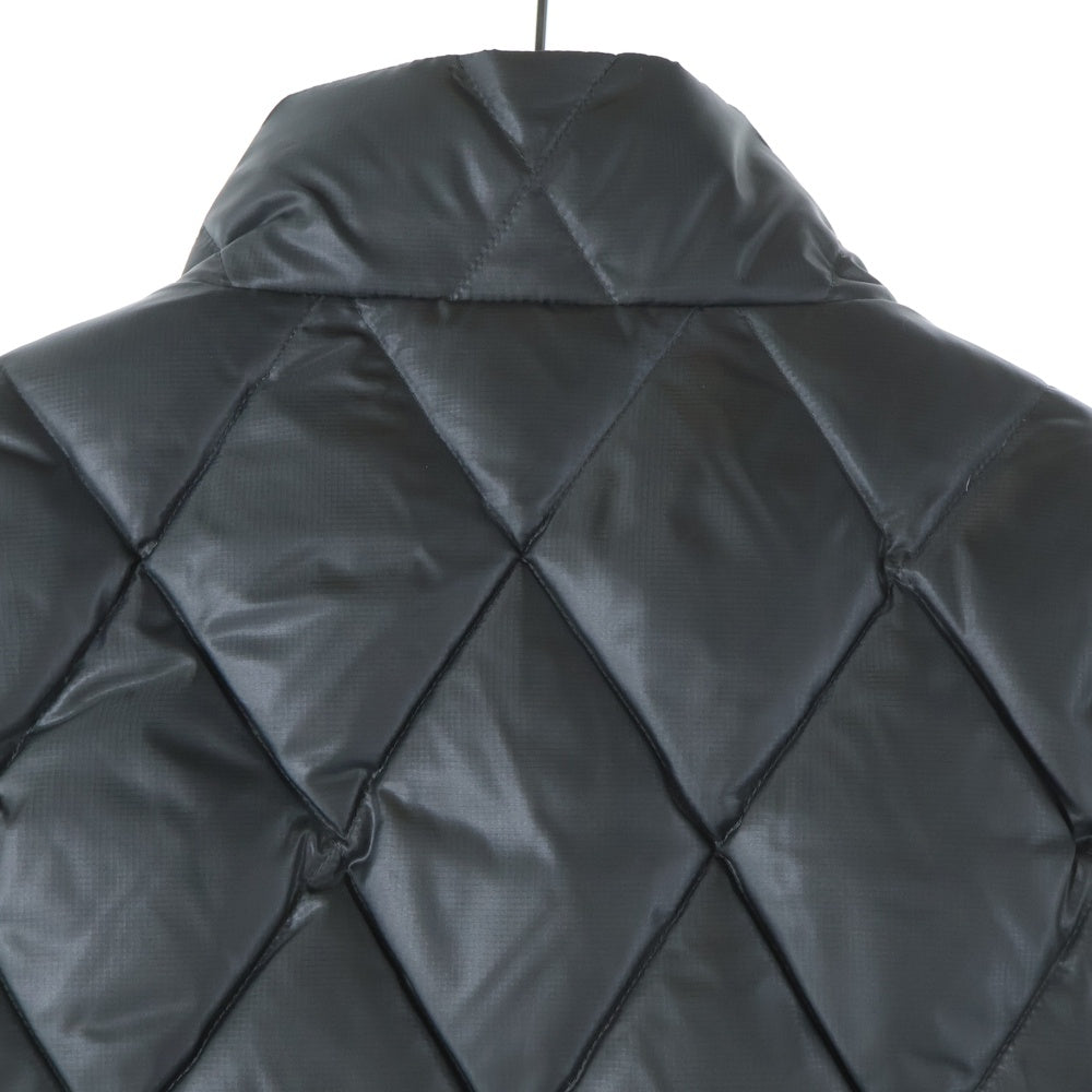 NO BRAND(ノーブランド) FEAT フィート ROSE Down Vest ローズダウンベスト ジップアップナイロンダウンベスト グレー