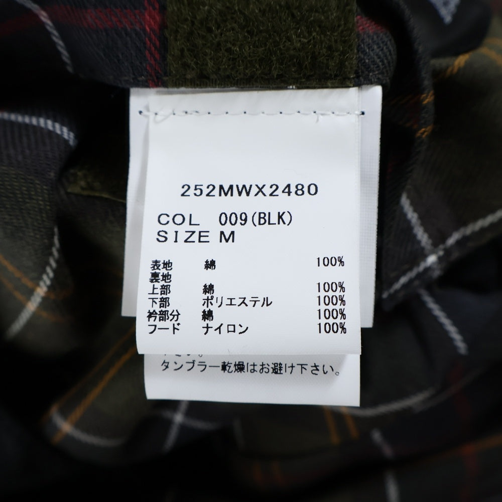 Barbour(バブアー) 25AW Heritage + ヘリテージ プラス Editor ワックスジャケット ブラック 252MWX2480