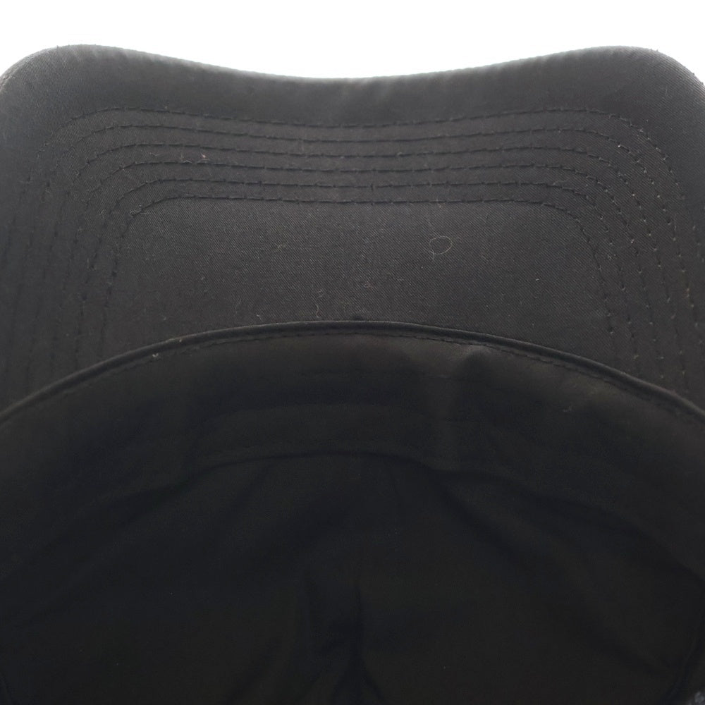 THUG CLUB(サグクラブ) Dragon Chopper Cap ドラゴンチョッパーキャップ ロゴ刺繡メッシュトラッカーキャップ 帽子 TC25AC3401 ブラック