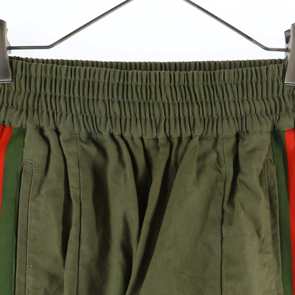 READY MADE(レディメイド) SIDE SNAP TRUCK PANTS サイドスナップ トラックパンツ カーキ