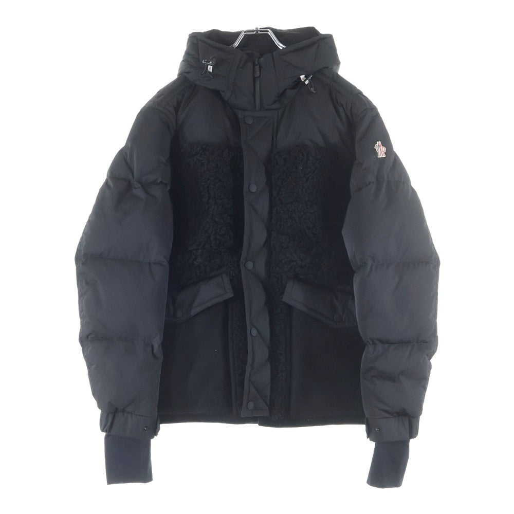 MONCLER GRENOBLE(モンクレールグルノーブル) 25AW GIRFFORD JACKET ギルフォードジャケット ジップアップボア切替ダウンジャケット K20971A00037 ブラック