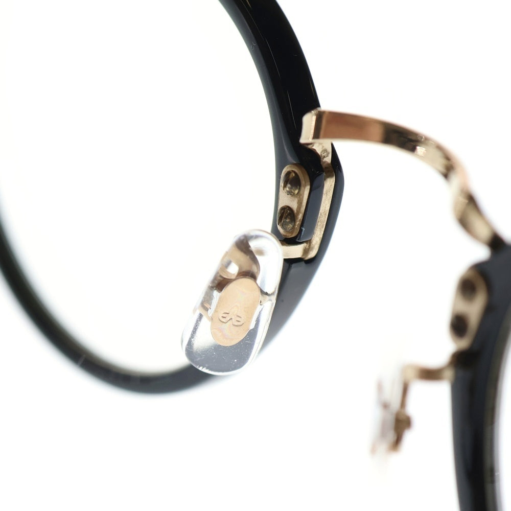 EYEVAN(アイヴァン) Chrissie クリッシー ウェリントン 眼鏡 アイウェア ブラック/ゴールド レディース