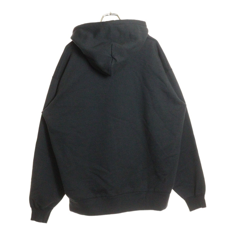 MASSES(マシス) 24AW SWEAT HOODED FREEDOM WASH フリーダムウォッシュ プルオーバーパーカー フーディー ブラック