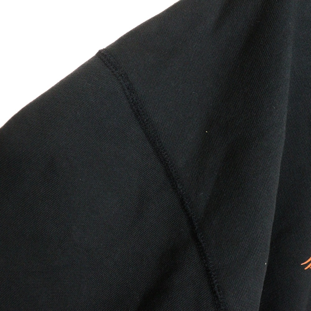 MASSES(マシス) 24AW SWEAT HOODED FREEDOM WASH フリーダムウォッシュ プルオーバーパーカー フーディー ブラック
