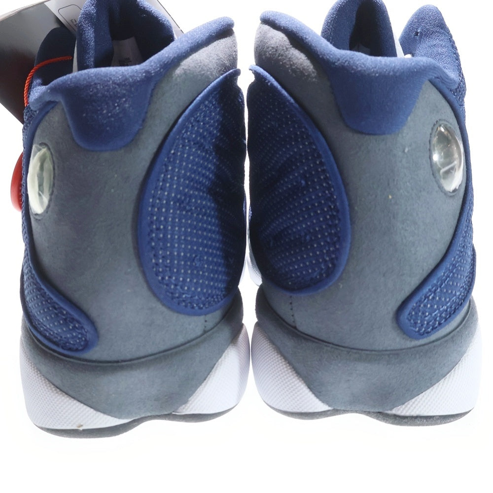 NIKE(ナイキ) Air Jordan 13 Retro Flint エアジョーダン13 フリント グレー ハイカットスニーカー ネイビー/ホワイト US8.5/26.5cm 414571-404