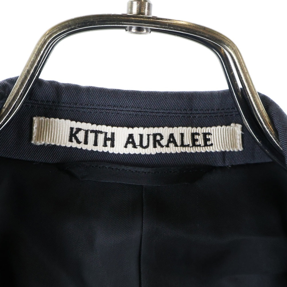 KITH(キス) ×AURALEE 101 For AURALEE Light Wool Max Gabardine Jacket オーラリー ライトウールマックスギャバジンジャケット 2Bシングルテーラードジャケット A24AJ05AK