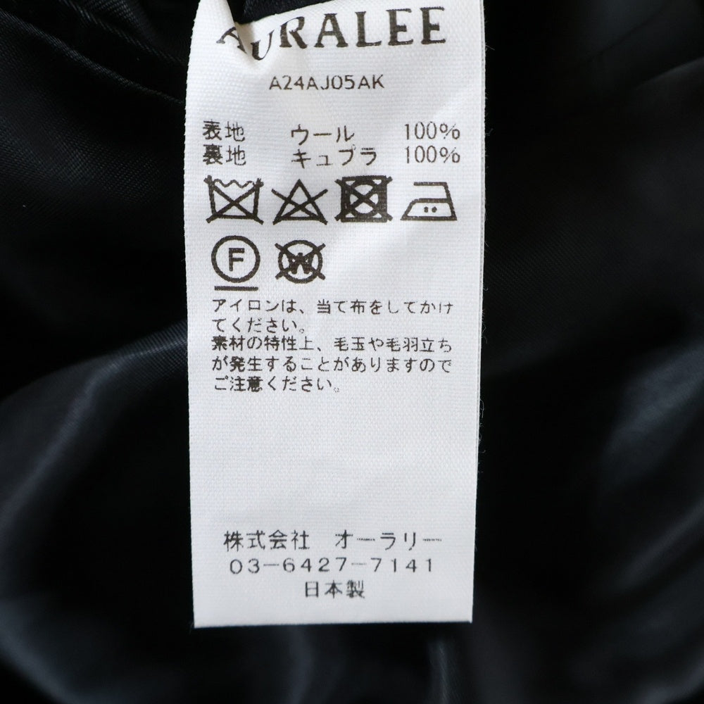 KITH(キス) ×AURALEE 101 For AURALEE Light Wool Max Gabardine Jacket オーラリー ライトウールマックスギャバジンジャケット 2Bシングルテーラードジャケット A24AJ05AK