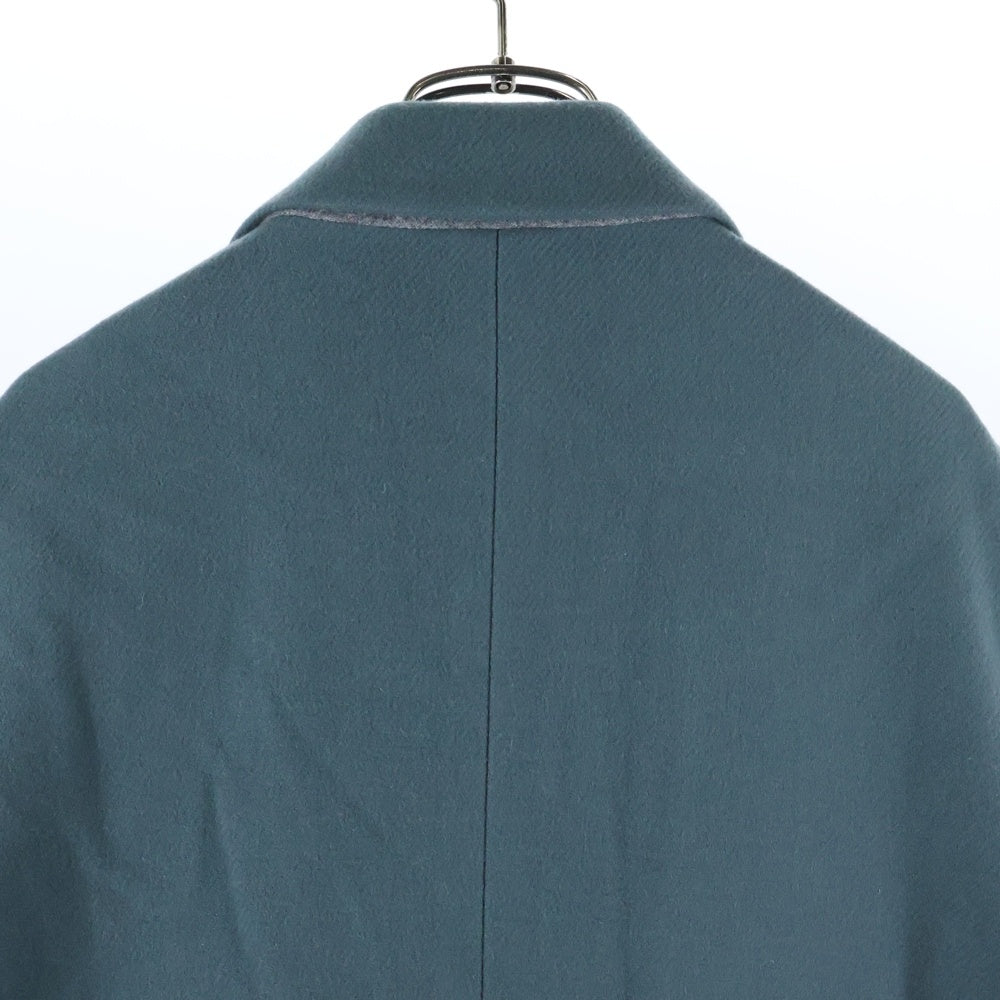 KITH(キス) ×AURALEE 101 For AURALEE Melton Chesterfield Coat オーラリー メルトンチェストフィールドコート ダブルプレストウールロングコート グリーン