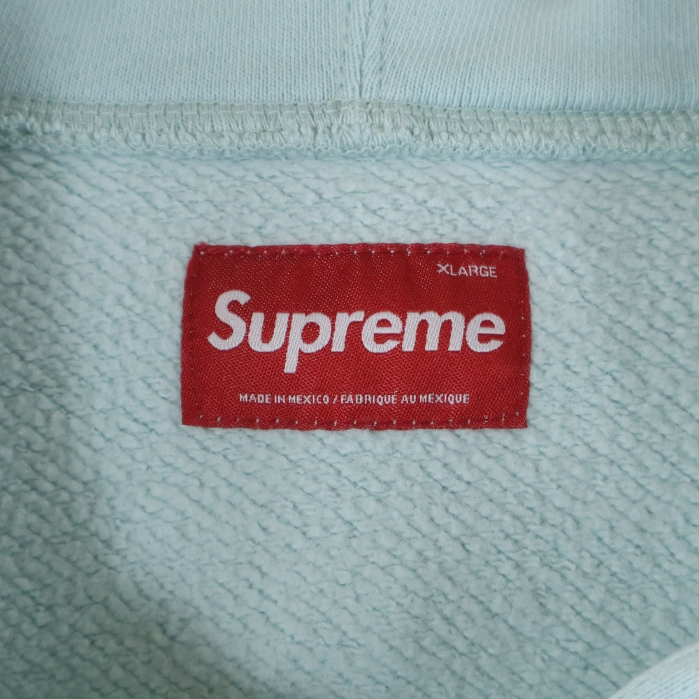 SUPREME(シュプリーム) 25AW Small Box Zip Up Sweatshirt スモール ボックスロゴ ジップアップ パーカー スウェット ライトグリーン
