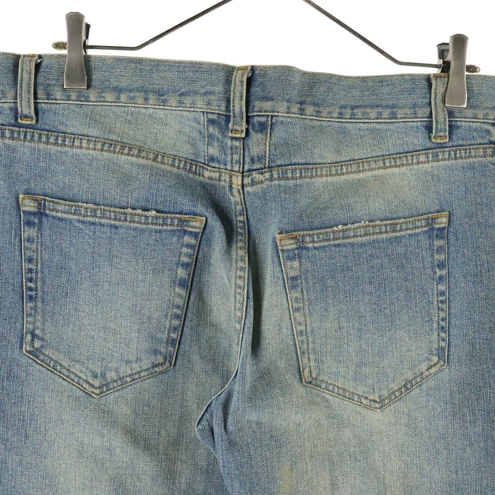SAINT LAURENT PARIS(サンローランパリ) 15SS D02 クラッシュ加工 ジーンズ デニムパンツ インディゴ