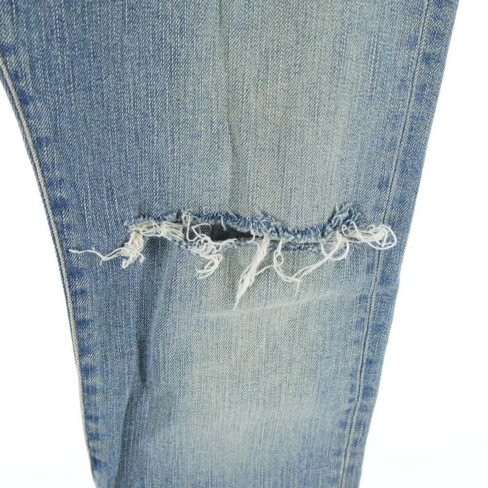SAINT LAURENT PARIS(サンローランパリ) 15SS D02 クラッシュ加工 ジーンズ デニムパンツ インディゴ