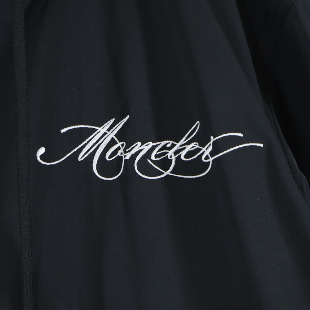 MONCLER(モンクレール) 25AW IRACLIA JACKET ロゴデザイン ウインドブレーカー ナイロン ジャケット ブラック K20911A00063