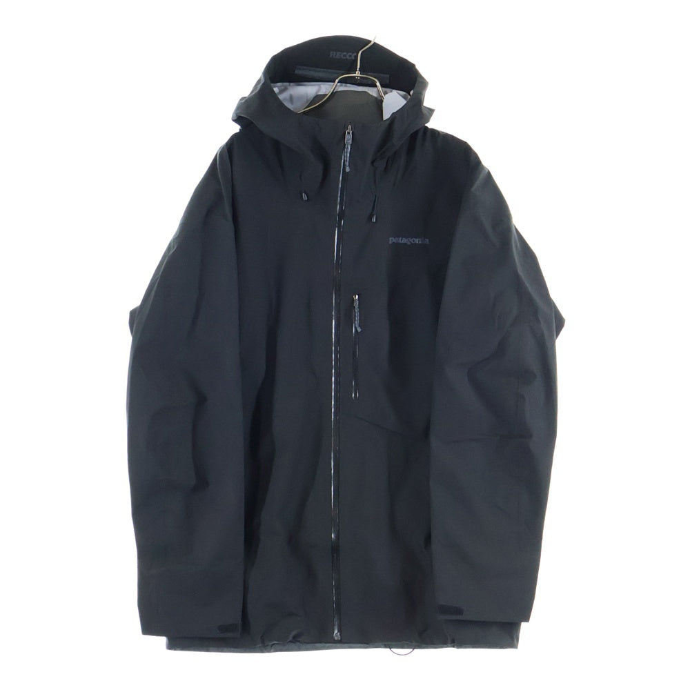 PATAGONIA(パタゴニア) ロゴプリント ジップアップ ナイロン スノードリフター ジャケット ブラック STY30066FA24