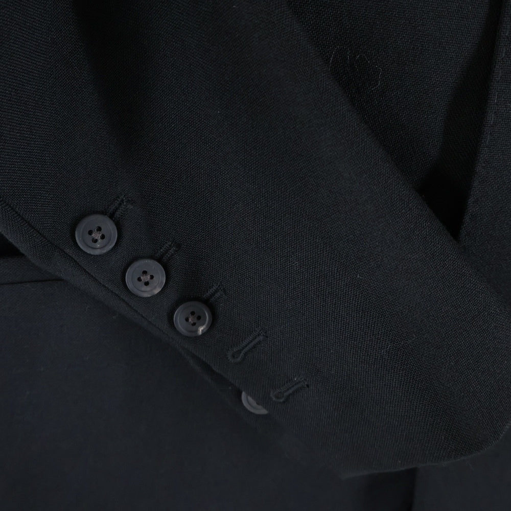 Rick Owens(リックオウエンス) 25AW Concordian Single-Breasted Blazer ウール コンコルディアン シングル ブレスト ブレザー ジャケット ブラック RU02E1721-WGP