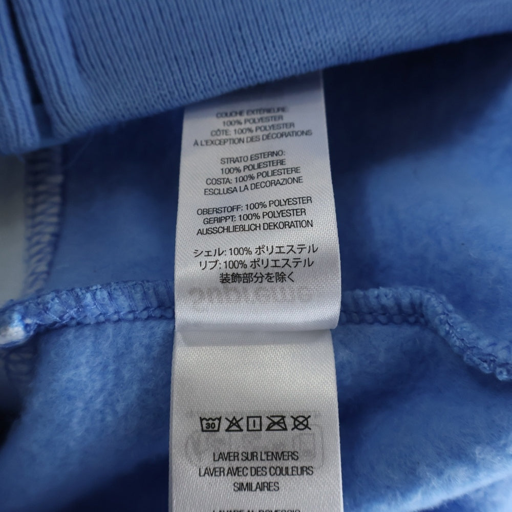 SUPREME(シュプリーム) 25AW Football Zip Up Hooded Sweatshirt フットボールジップアップスウェットシャツ ロゴ刺繍ジップアップフーデットパーカー ブルー