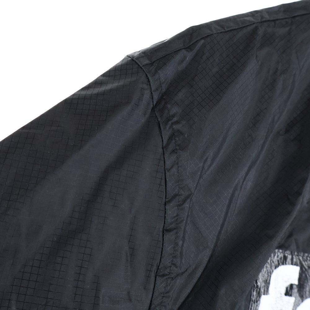 FACETASM(ファセッタズム) 20SS Layered Coach Jacket レイヤードコーチジャケット ロゴプリントドッキングコーチジャケット 1YA-JK-U10 ブラック