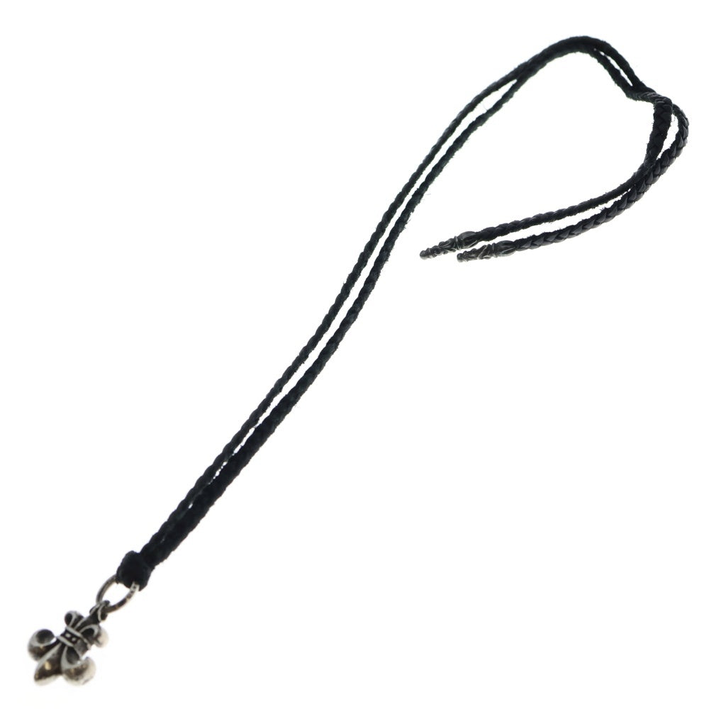 CHROME HEARTS(クロムハーツ) BS FLUER BSフレアペンダント シルバー ネックレストップ レザーブレイド シルバー
