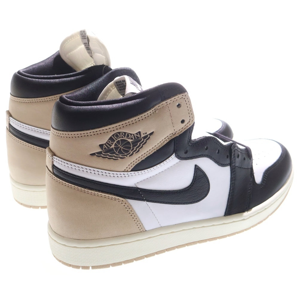 NIKE(ナイキ) WMNS AIR JORDAN 1 RETRO HIGH OG Latte ウィメンズ エアジョーダン1 ラテ ハイカットスニーカー FD2596-021 US11/28cm ホワイト/ベージュ レディース