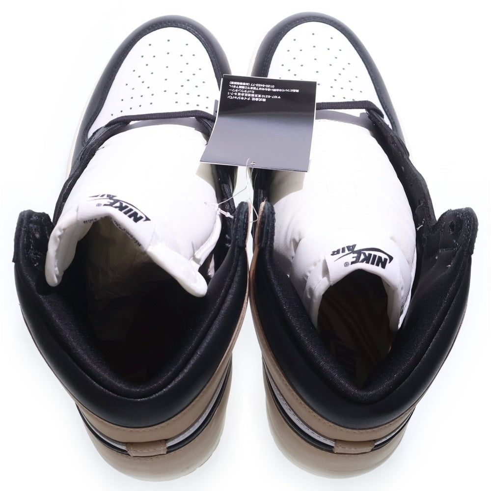 NIKE(ナイキ) WMNS AIR JORDAN 1 RETRO HIGH OG Latte ウィメンズ エアジョーダン1 ラテ ハイカットスニーカー FD2596-021 US11/28cm ホワイト/ベージュ レディース