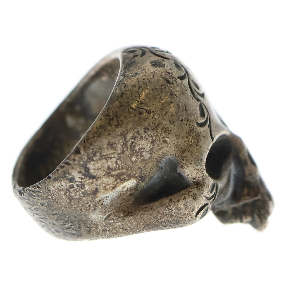 NO BRAND(ノーブランド) スカルリング 指輪 シルバー