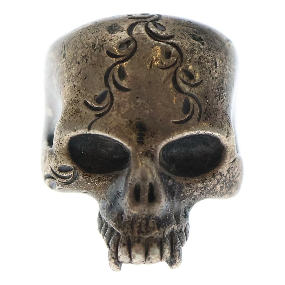 NO BRAND(ノーブランド) スカルリング 指輪 シルバー