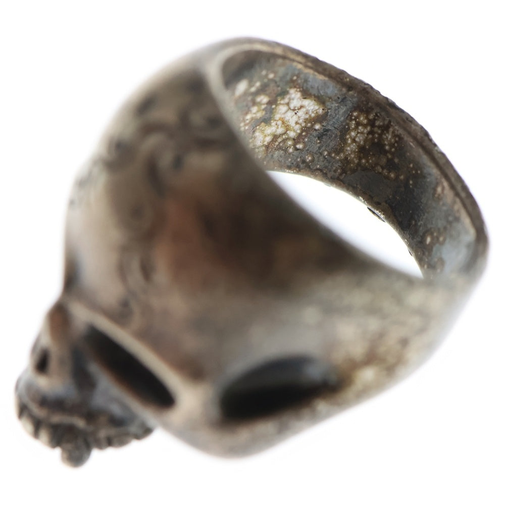 NO BRAND(ノーブランド) スカルリング 指輪 シルバー