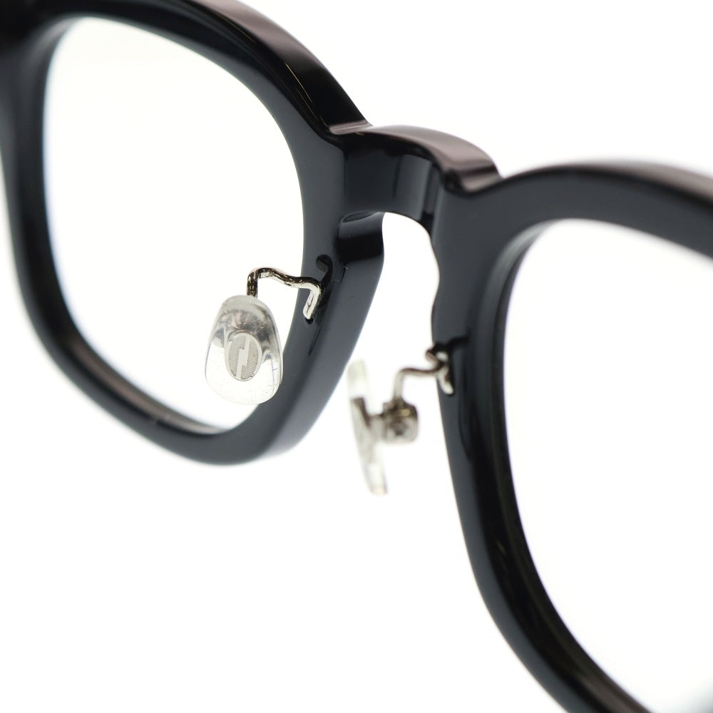 N.S.H(エヌエスエイチ) BLAZE GAZE 調光レンズ ウェリントンサングラス 眼鏡 ブラック