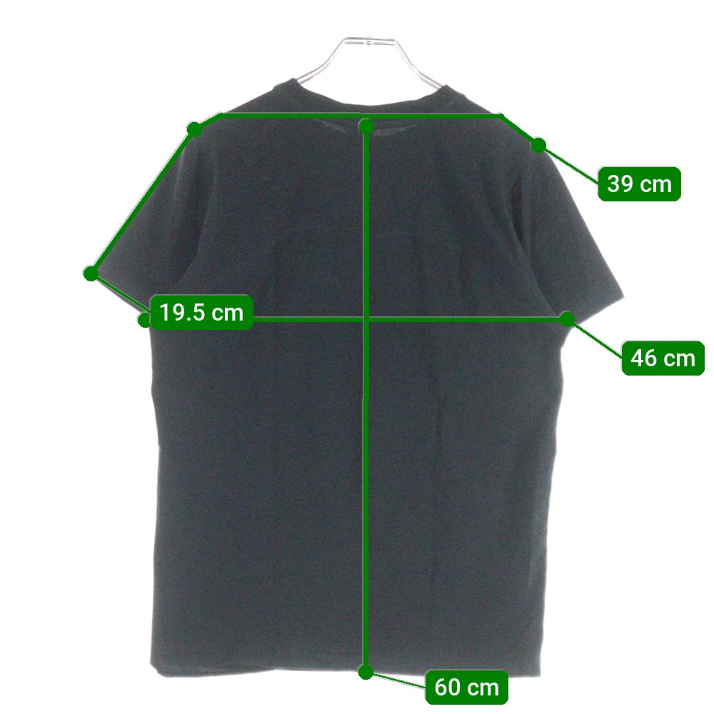 entire studios(エンタイア スタジオ) Mini Tee ミニTシャツ クルーネック半袖Tシャツ カットソー ES2254 ブラック