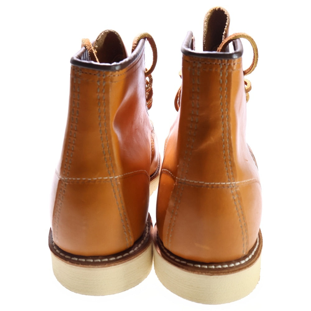 RED WING(レッド ウイング) Irish Setter 6-inch Moc 9875 アイリッシュセッター レザーブーツ ワークブーツ ブラウン 犬タグ 復刻 US9.5