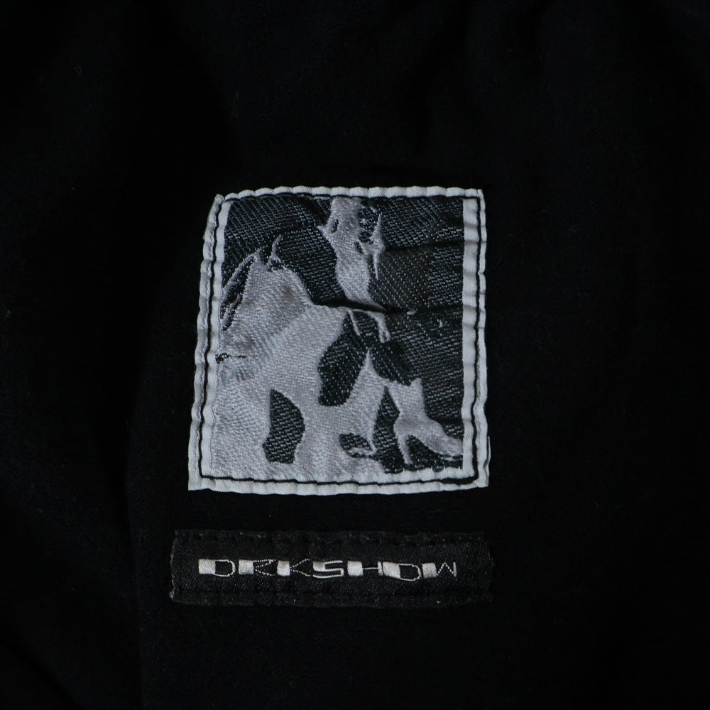DRKSHDW(ダークシャドウ) 20AW Creatch Cargo クリーチカーゴパンツ ドローストリングフラップポケットスウェットパンツ DU20F1376-RIG ブラック