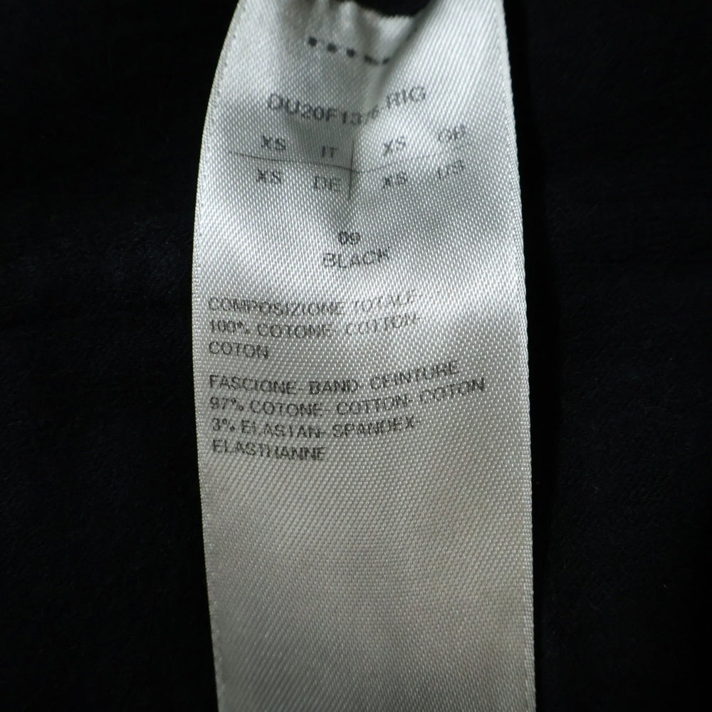 DRKSHDW(ダークシャドウ) 20AW Creatch Cargo クリーチカーゴパンツ ドローストリングフラップポケットスウェットパンツ DU20F1376-RIG ブラック