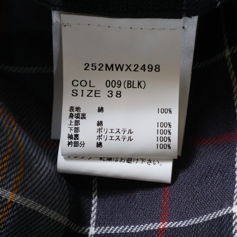 Barbour(バブアー) 25AW SOLWAY ソルウェイ ワックスジャケット オーバーサイズフィット コート ブラック 252MWX2498